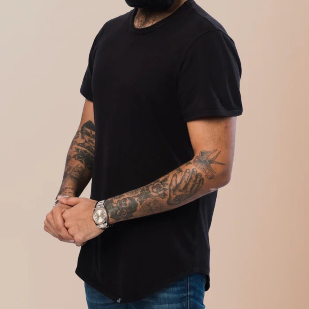 Dak Prescott Owned OneBone Black Scoop Tee-
Black- Men’s 0 (XL)